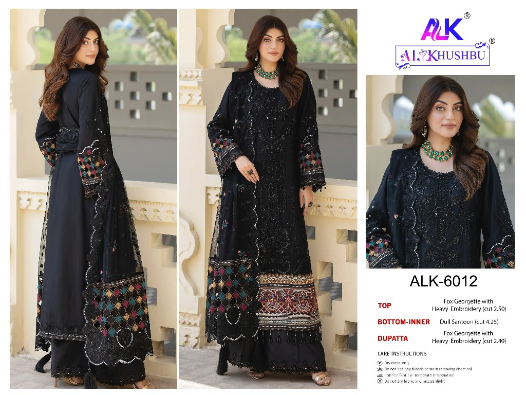 afifa vol 4 by al khushbu georgette fashionable pakistani dress material