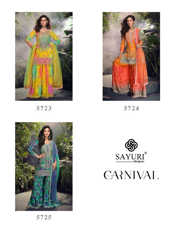 Sayuri Carnival Wholesale Designer Free Size Stitched Salwar Suits