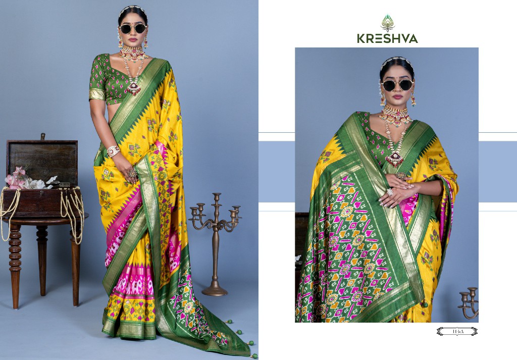 Kreshva Nandi All Time Hit Wholesale Super PV Silk Ethnic Sarees