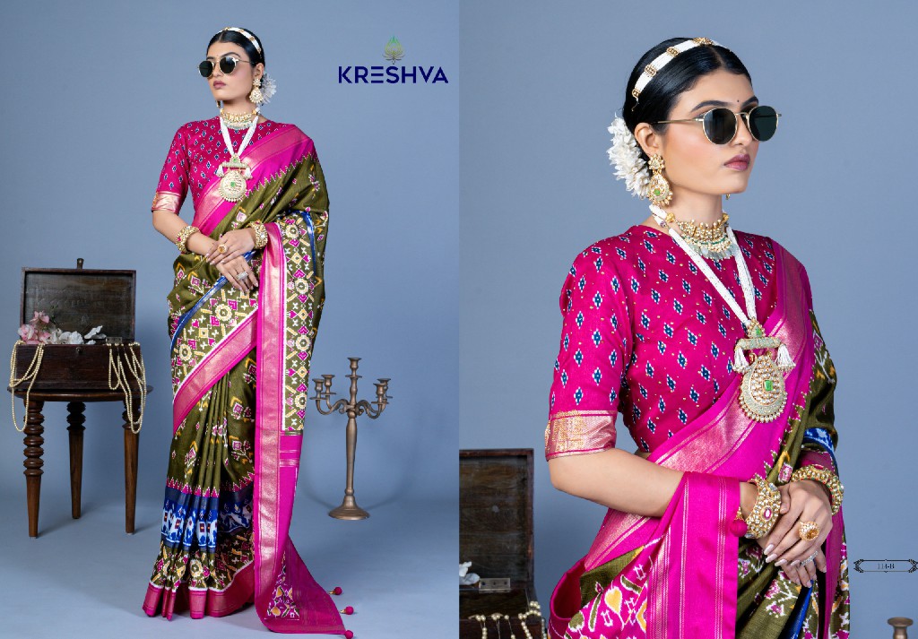 Kreshva Nandi All Time Hit Wholesale Super PV Silk Ethnic Sarees