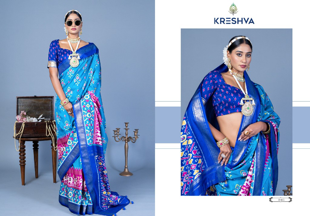 Kreshva Nandi All Time Hit Wholesale Super PV Silk Ethnic Sarees