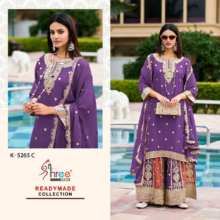 Shree Fabs K-5265 Wholesale Readymade Indian Pakistani Salwar Suits