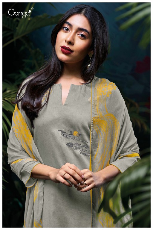 Ganga Mehal S3115 Wholesale Premium Cotton With Embroidery Salwar Suits