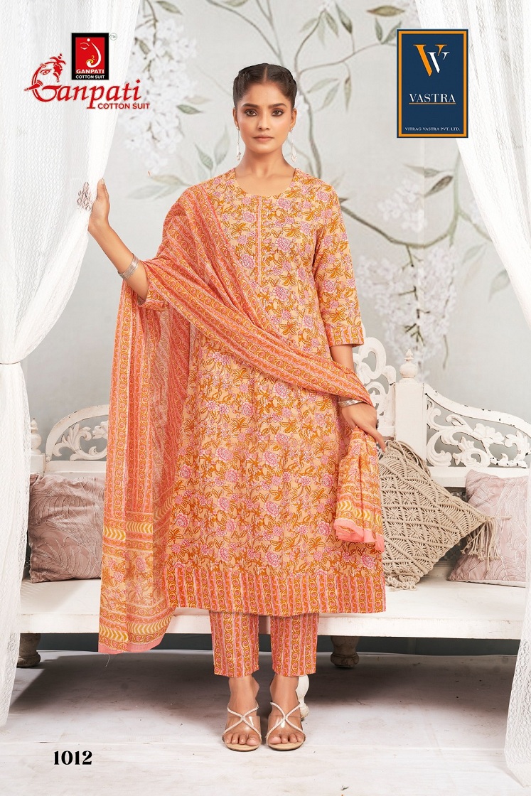 Ganpati Anarkali Vol-1 Wholesale Readymade Cotton Salwar Suits