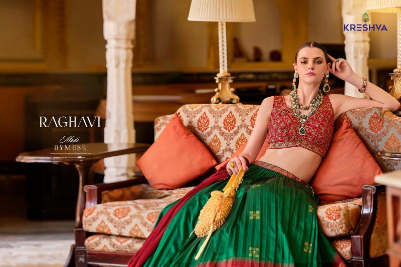 raghavi by kreshva full stitch silk fashionable lehengas for every occasion