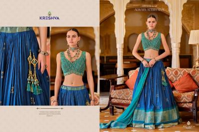 raghavi by kreshva full stitch silk fashionable lehengas for every occasion