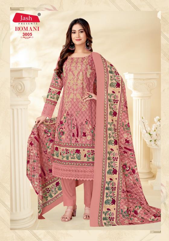 Jash Romani Vol-3 Wholesale Cotton Dupatta Cotton Dress Material