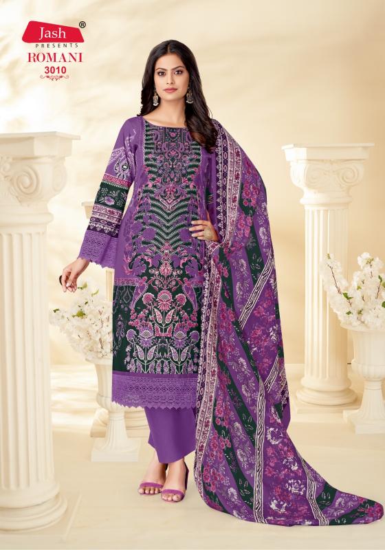 Jash Romani Vol-3 Wholesale Cotton Dupatta Cotton Dress Material