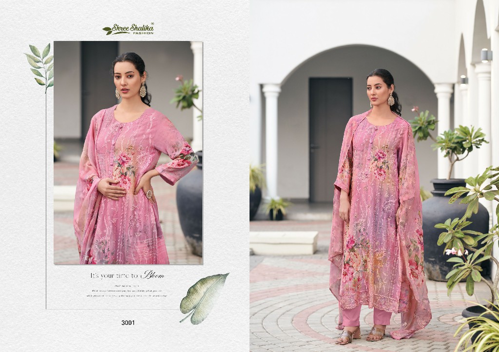 shree shalika sabyasachi vol 3 georgette print fashionable suit material for women