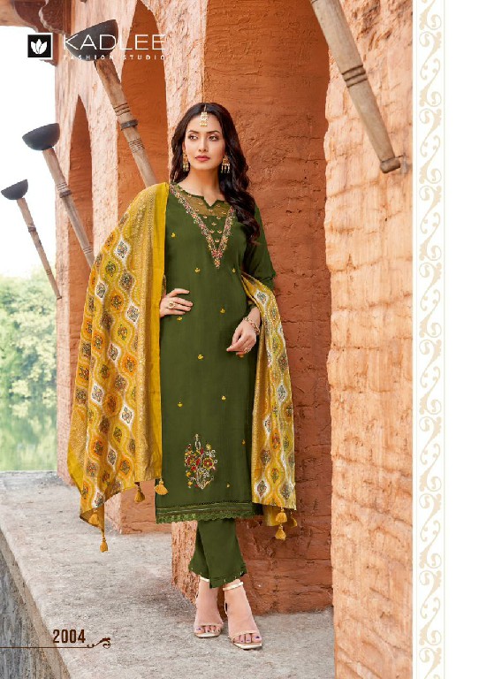 kadlee launch sahiyar readymade viscose weaving pattern 3pcs dress