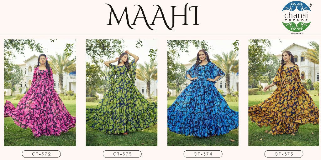 Chansi Maahi Wholesale Anarkali Ethnic Dress Gown