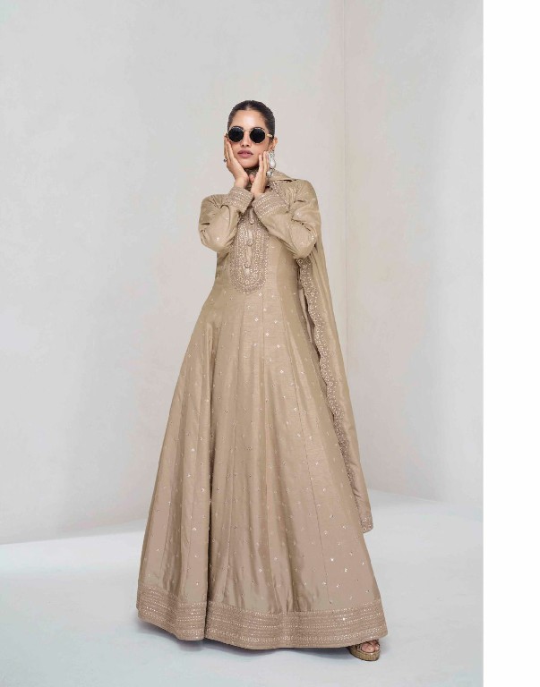 Aashirwad Ekaya NX Wholesale Premium Silk Gown With Dupatta