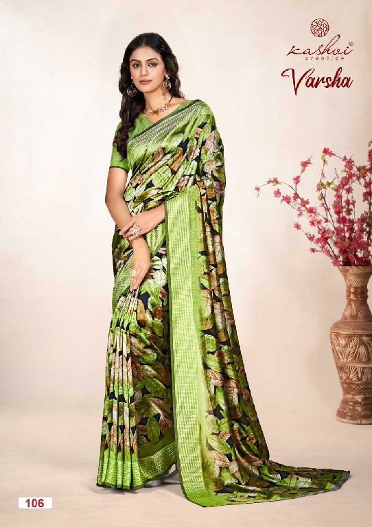 Kashvi Varsha Vol-1 Wholesale Black Vichitra Dobby Border Ethnic Sarees