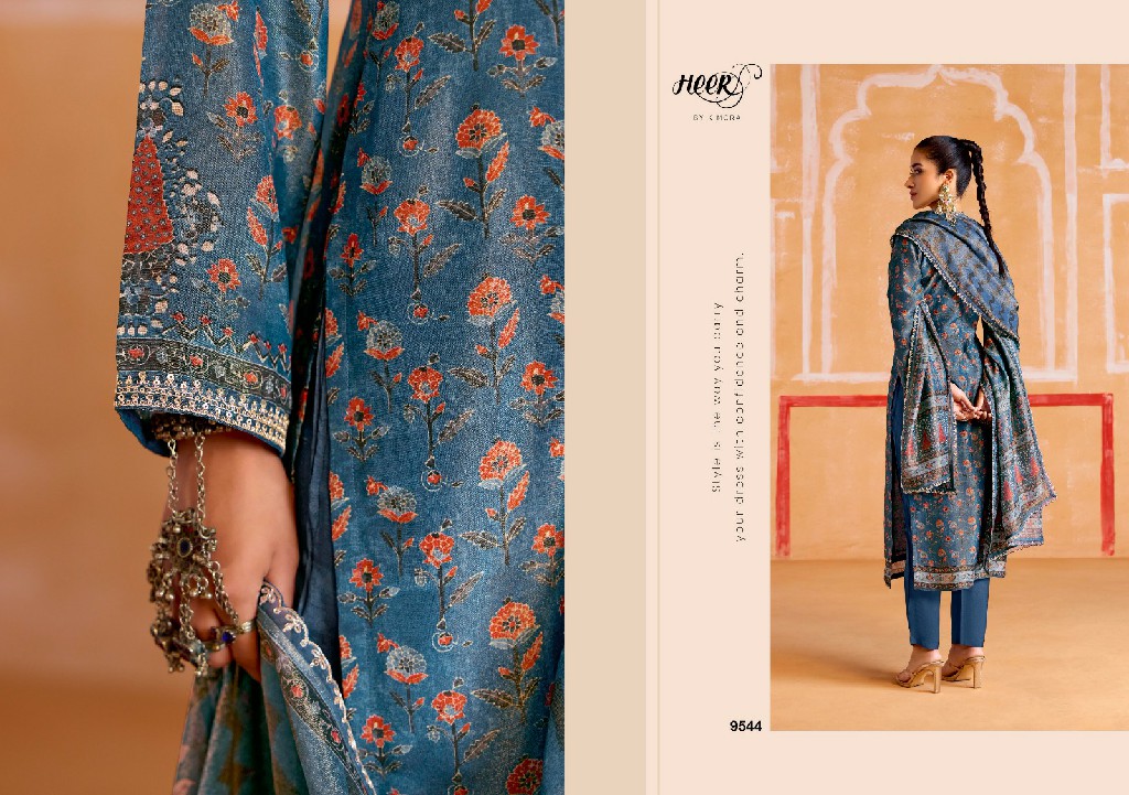 Kimora Heer Nayaab Vol-198 Wholesale Pure Muslin Soft Banarasi Zari Salwar Kameez