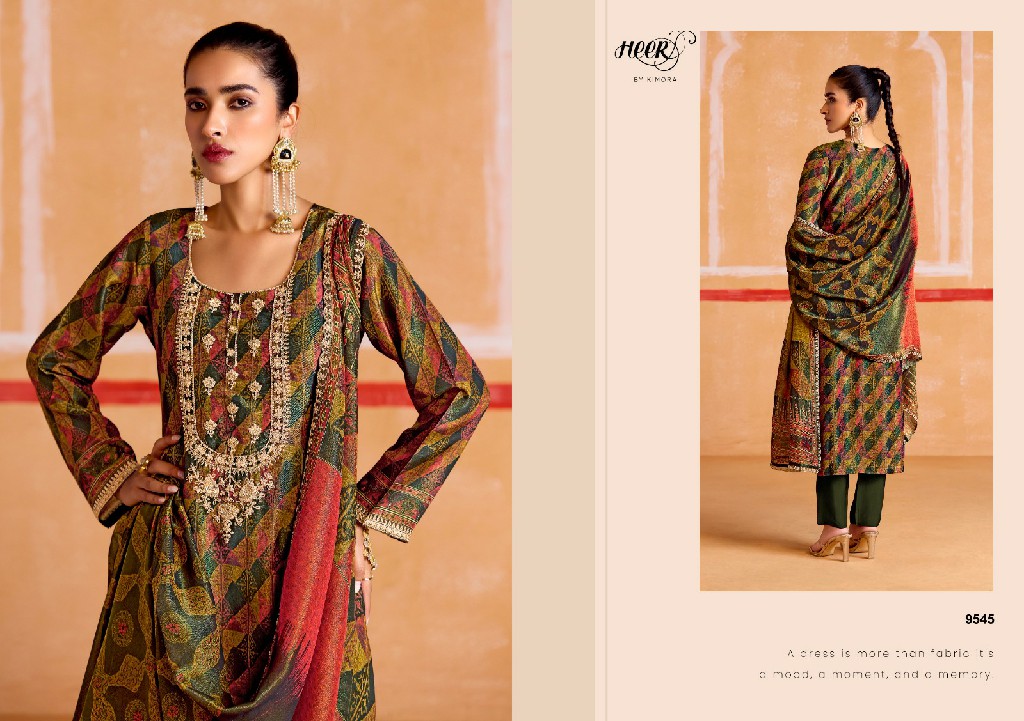 Kimora Heer Nayaab Vol-198 Wholesale Pure Muslin Soft Banarasi Zari Salwar Kameez