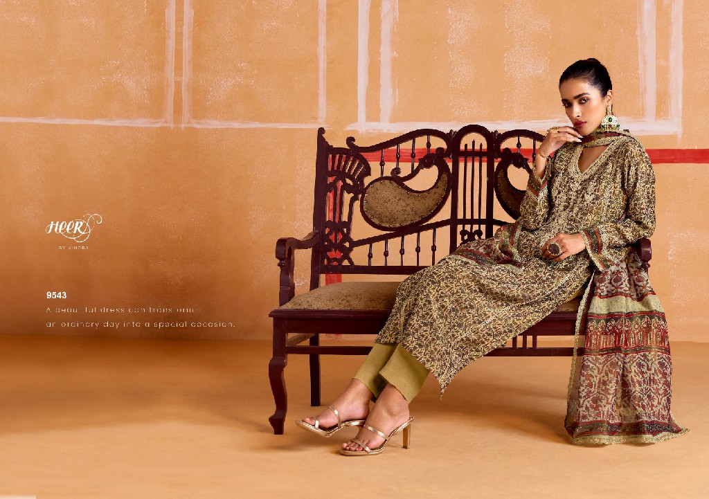 Kimora Heer Nayaab Vol-198 Wholesale Pure Muslin Soft Banarasi Zari Salwar Kameez
