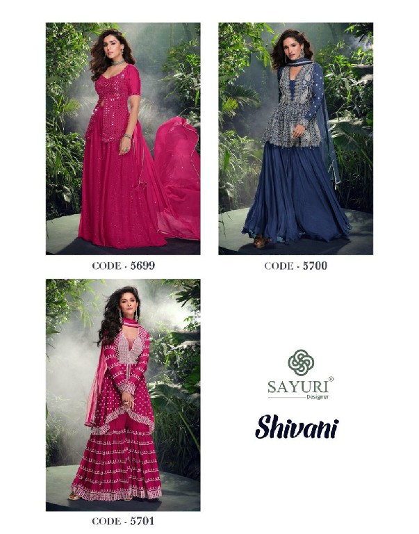 Sayuri Shivani Wholesale Designer Free Size Stitched Salwar Suits