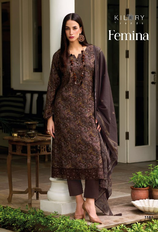 Kilory Femina Wholesale Pure Viscose Modal Silk With Embroidery Work Salwar Suits