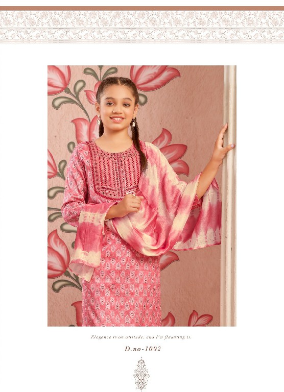 Mystic 9 Shagun Kids Wholesale Readymade Kids Salwar Suits