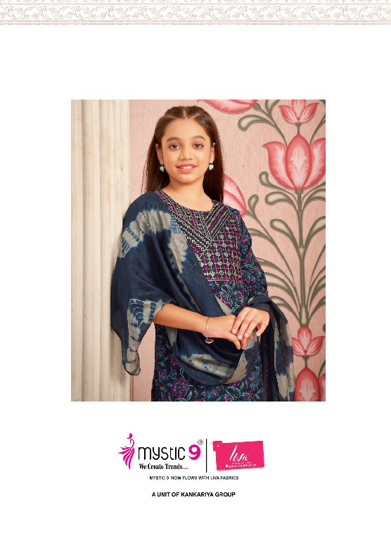 Mystic 9 Shagun Kids Wholesale Readymade Kids Salwar Suits