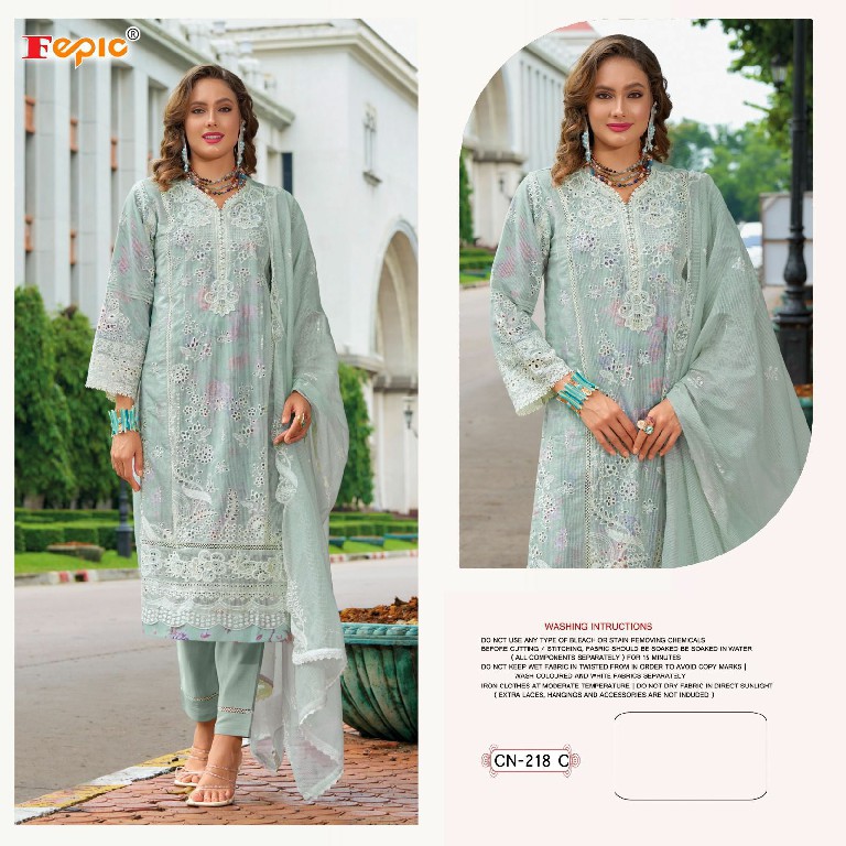 Fepic Crafted Needle CN-218 Wholesale Readymade Indian Pakistani Suits