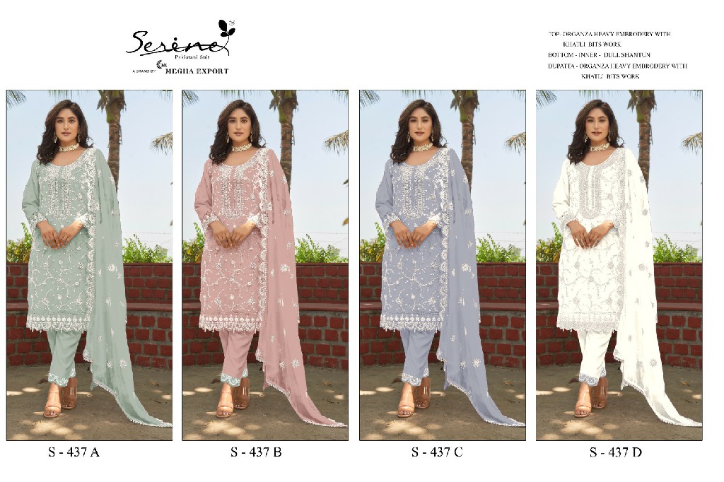 Serine S-437 Wholesale Indian Pakistani Concept Salwar Suits