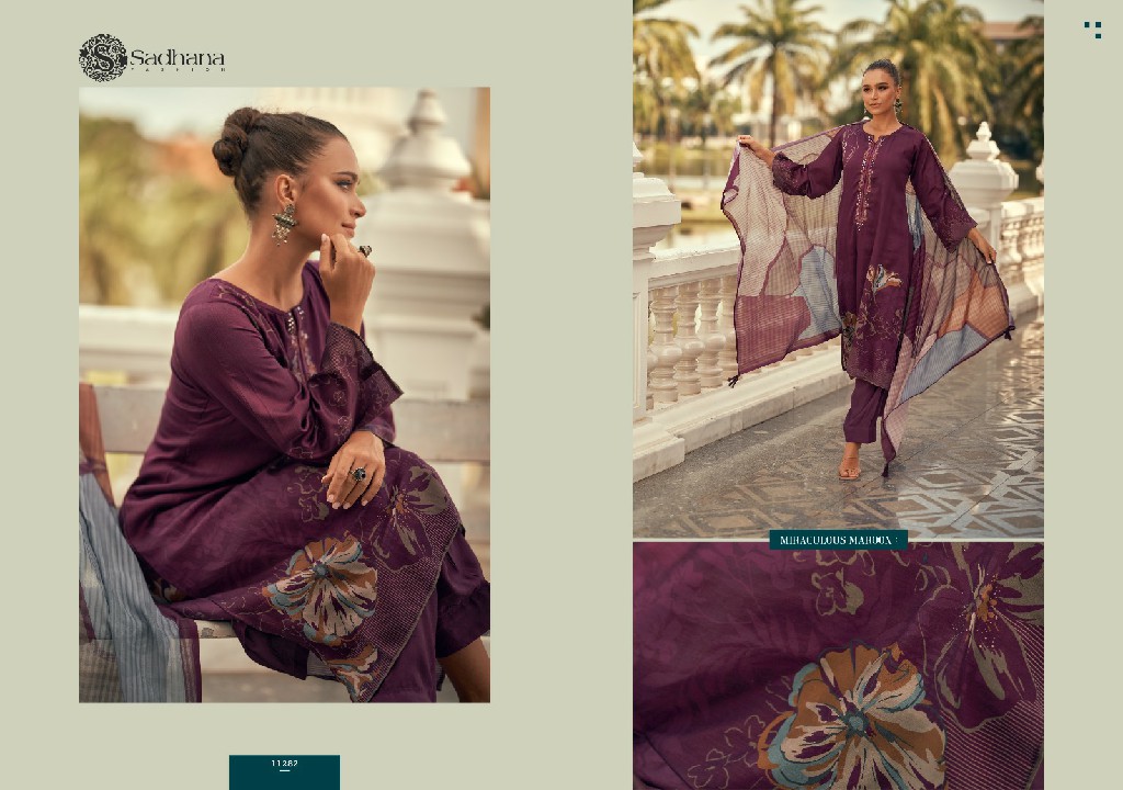 Sadhana Zaira Wholesale Pure Jaam Cotton With Work Salwar Suits