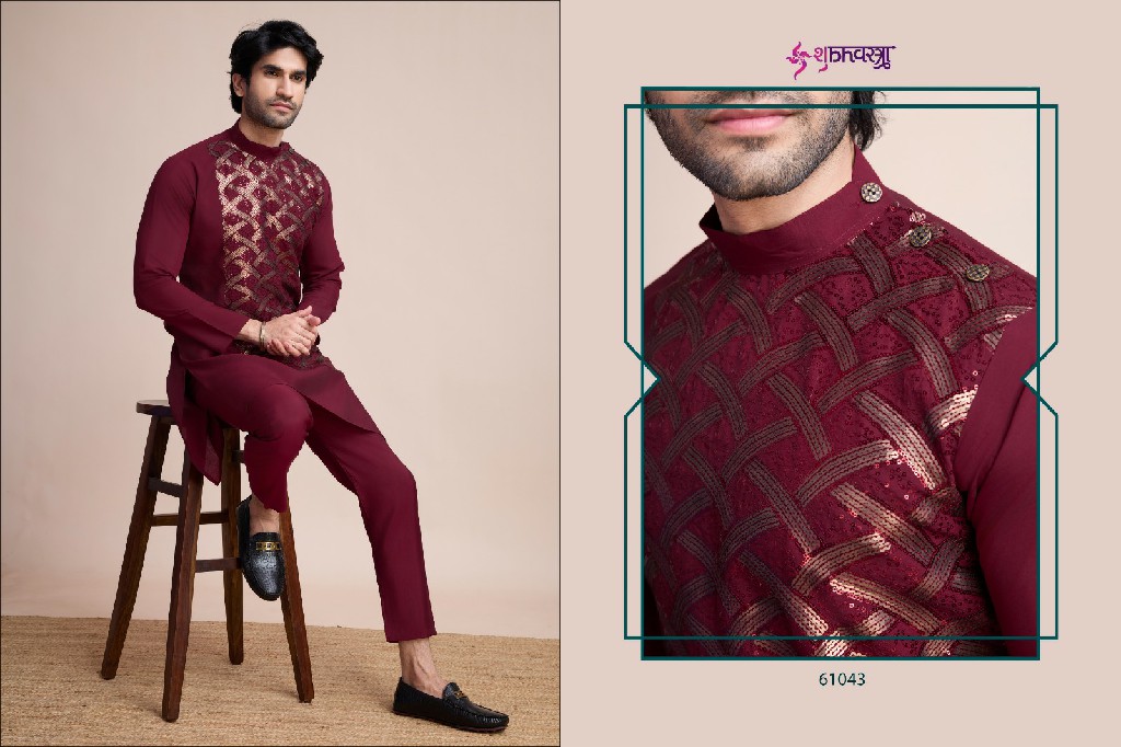 Shubhvastra Menswear Vibes Wholesale Exclusive Festival Wear Embroidered Kurta Collection