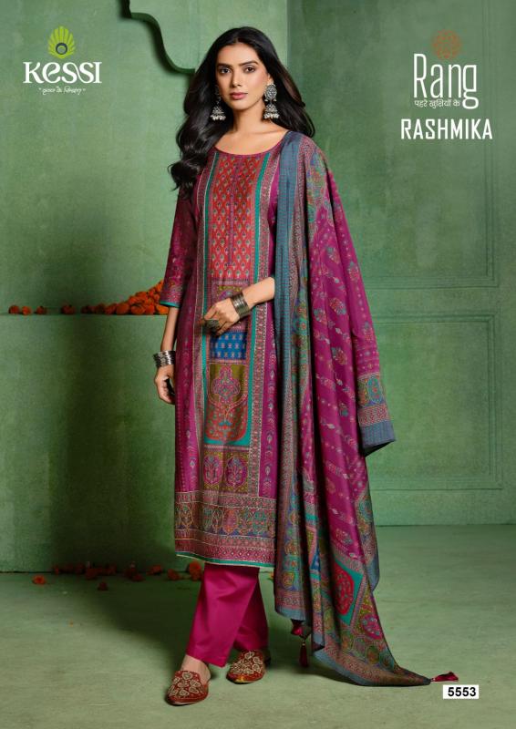 rang rashmika muslin womens indian unstitch salwar kameez set