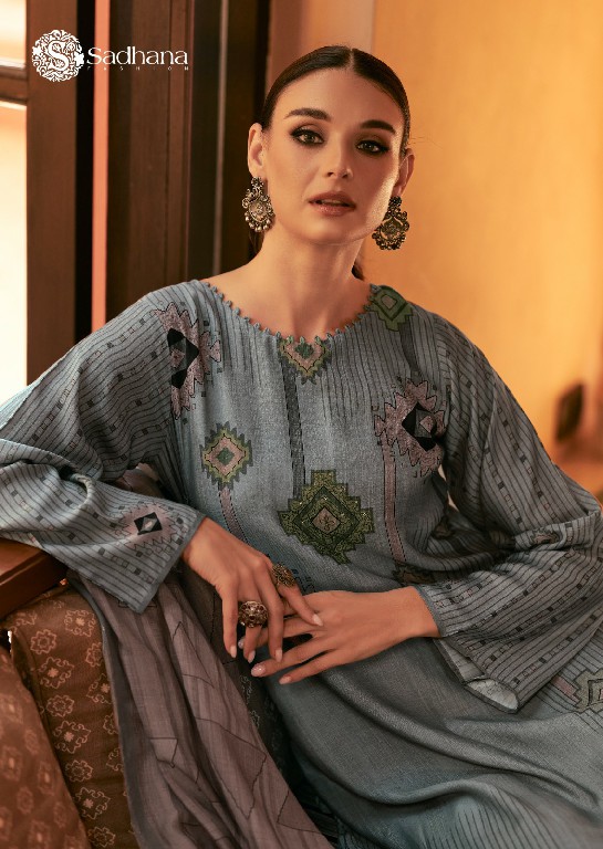 Sadhana Hayat Wholesale Pure Musline Silk With Embroidered Salwar Suits