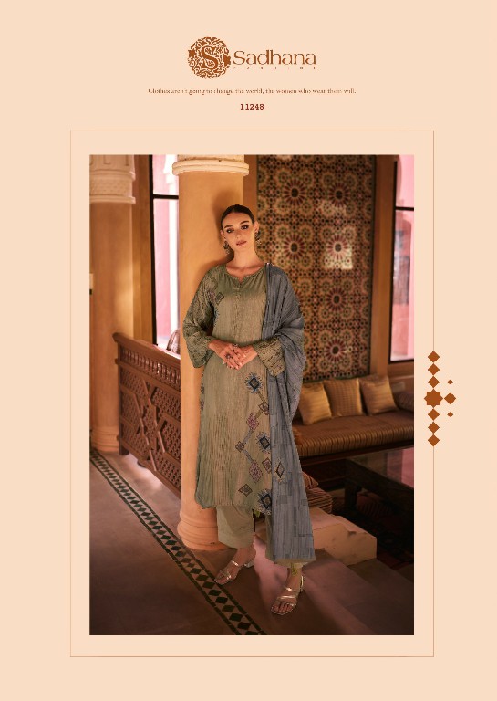 Sadhana Hayat Wholesale Pure Musline Silk With Embroidered Salwar Suits