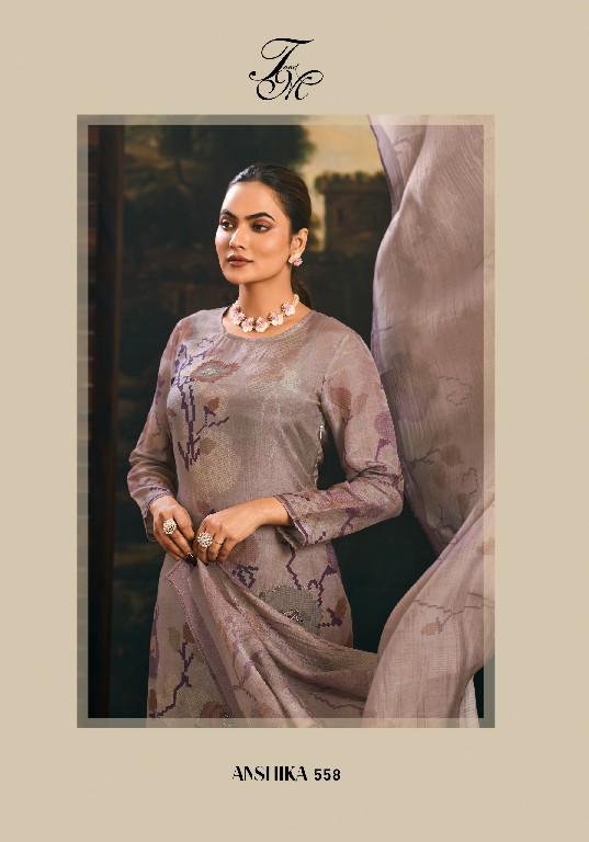 T And M Anshika Wholesale Unique Muslin With Hand Work Salwar Suits