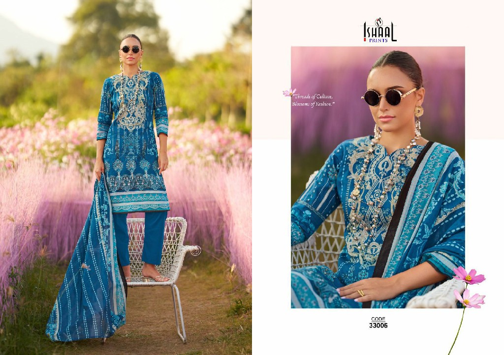 ISHAAL PRINTS GULMOHAR VOL 33 SUPER HIT DESIGN LAWN PAKISTANI SALWAR KAMEEZ