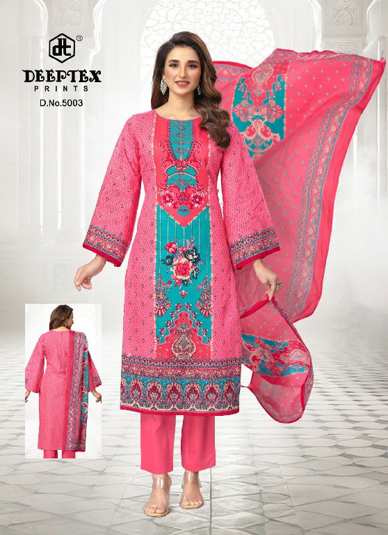 Deeptex Roohi Zara Vol-5 Wholesale Pure Cotton Printed Dress Material
