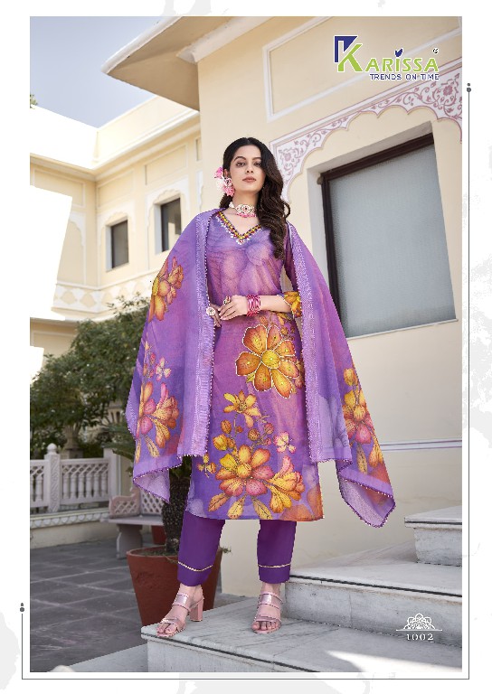 Karissa Nityaa Vol-1 Wholesale Readymade Top With Pant And Dupatta