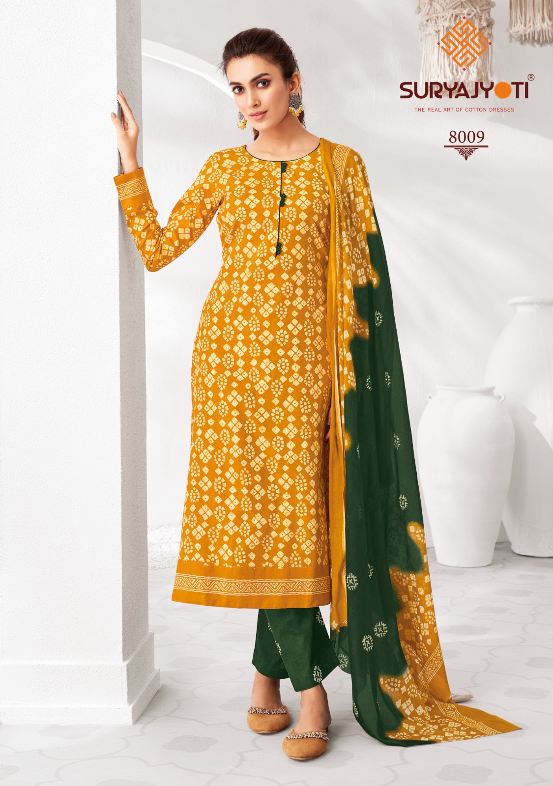 Suryajyoti Pehnava Vol-8 Wholesale Readymade Cotton Suits