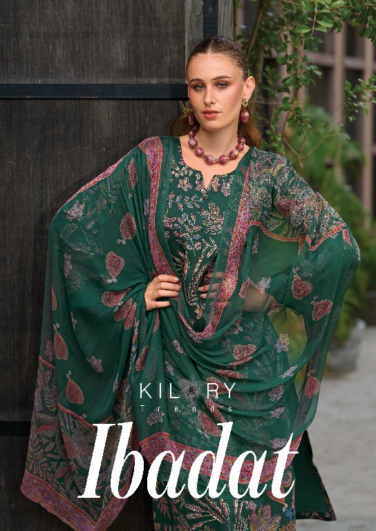 Kilory Ibadat Wholesale Pure Jamm Cotton With Work Salwar Suits