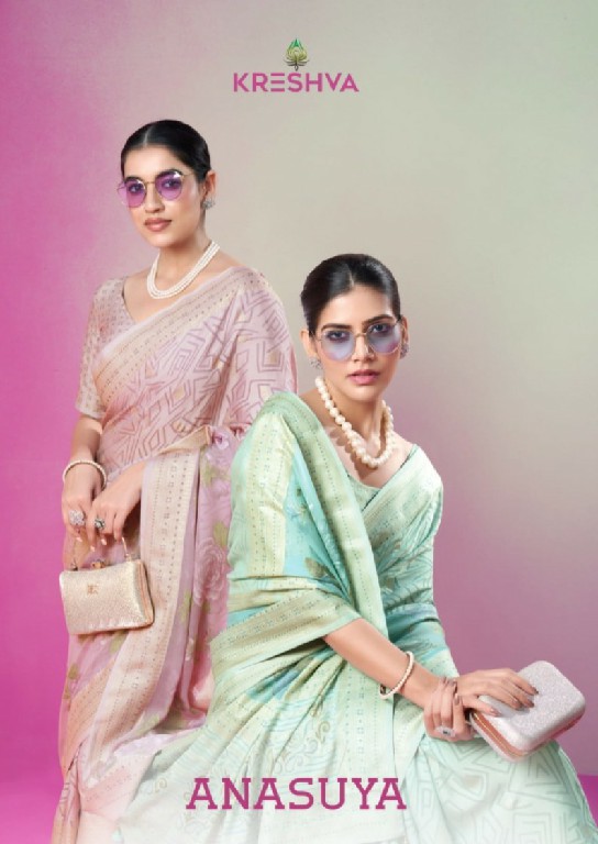 Kreshva Anasuya Wholesale Georgette With Soft Finish Festive Sarees