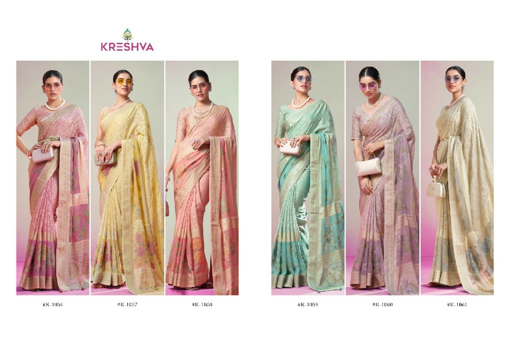 Kreshva Anasuya Wholesale Georgette With Soft Finish Festive Sarees