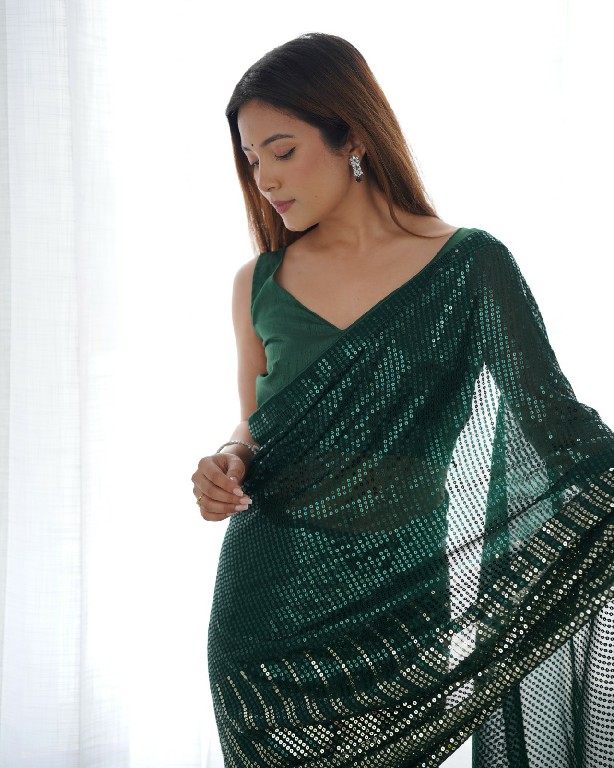 Fashion Berry Meena Wholesale Georgette With Banglori Blouse Sarees