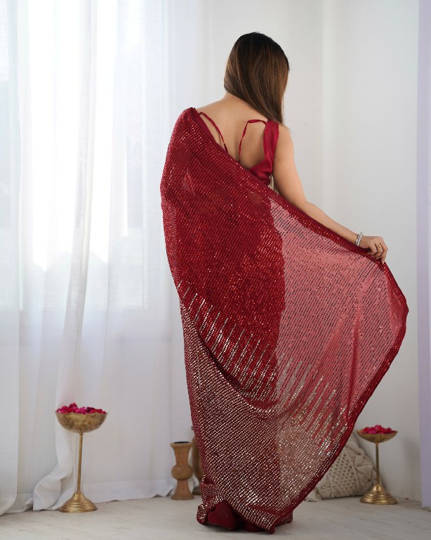 Fashion Berry Meena Wholesale Georgette With Banglori Blouse Sarees