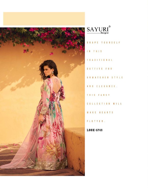 sayuri designer rani chinon silk full stitch party wear aliya cut stylish suits for women