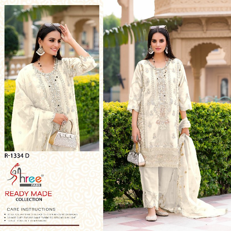 Shree Fabs R-1334 Wholesale Readymade Indian Pakistani Concept Suits