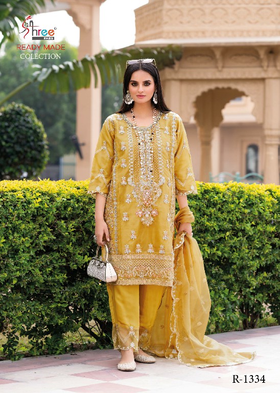 Shree Fabs R-1334 Wholesale Readymade Indian Pakistani Concept Suits