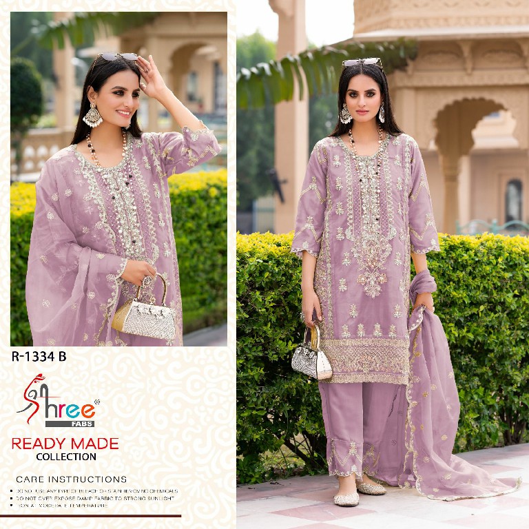 Shree Fabs R-1334 Wholesale Readymade Indian Pakistani Concept Suits