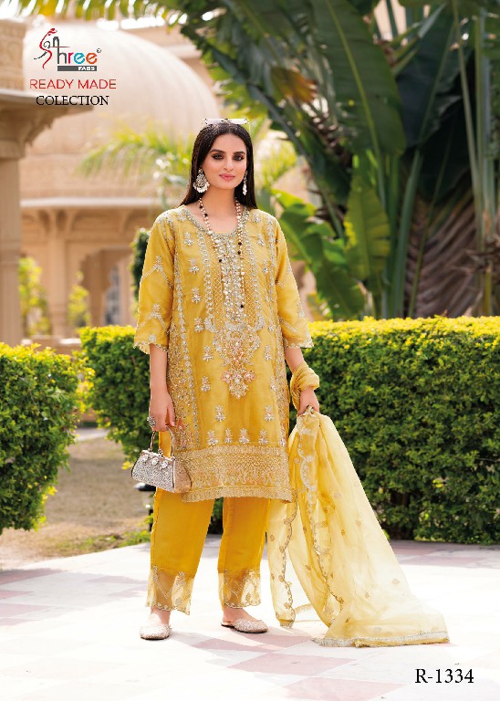 Shree Fabs R-1334 Wholesale Readymade Indian Pakistani Concept Suits