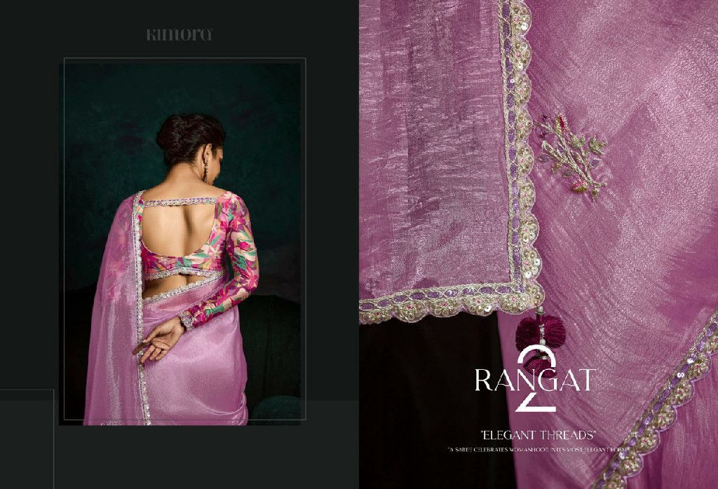 Kimora Rangat Vol-2 D.no 2171 To 2181 Wholesale Function Special Party Wear Sarees
