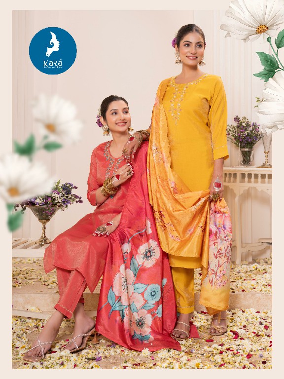 Kaya Krishti Wholesale Roman Shimmer 3 Piece Concept Straight Cut Suits