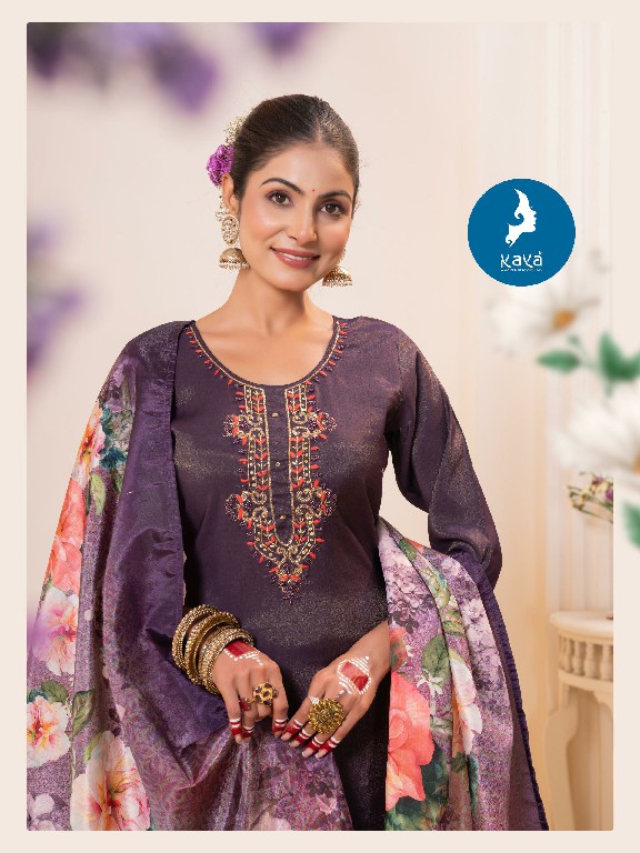 Kaya Krishti Wholesale Roman Shimmer 3 Piece Concept Straight Cut Suits