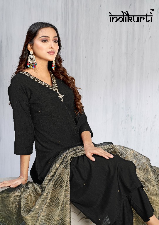 Indikurti Sanskurti Wholesale Heavy Slub 3 Piece Concept Suits Combo